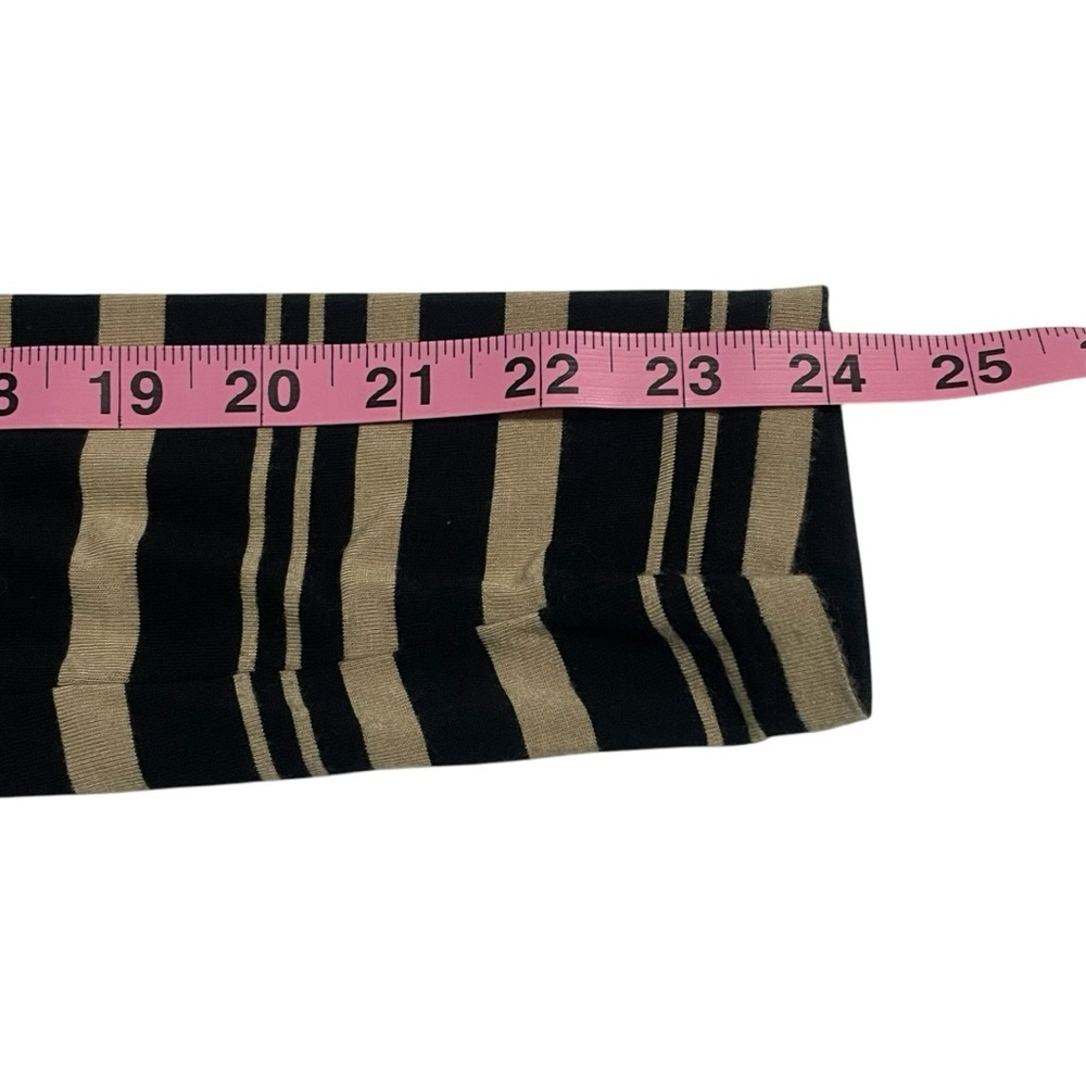 Cable& Guage top/tunic sizeS black and tan color long dolman style sleeve Hi/lo - Picture 5 of 9